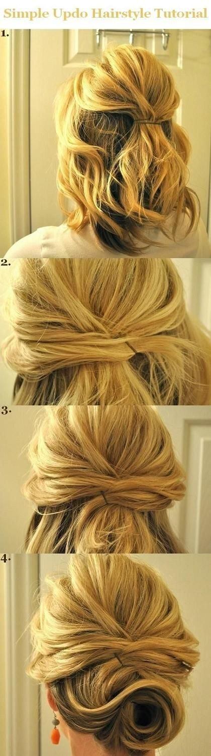 10 Updo Hairstyle Tutorials For Medium Length Hair The Blessed Beauty