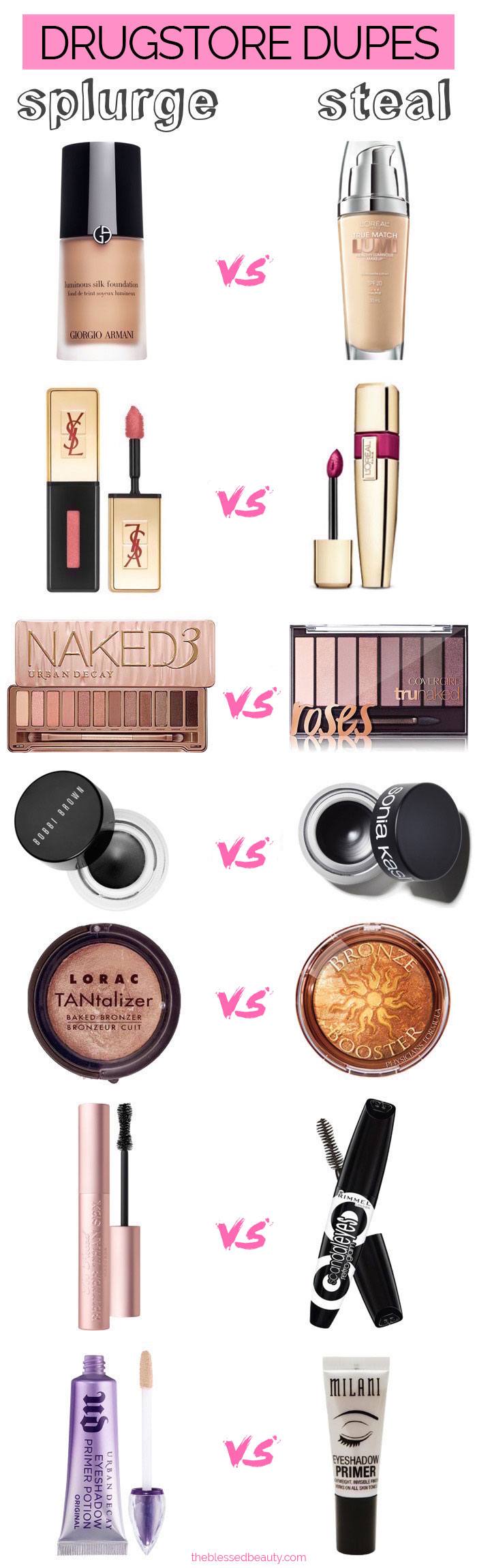 29+ Unbelievable Drugstore Makeup Dupes You have to See to Believe ...